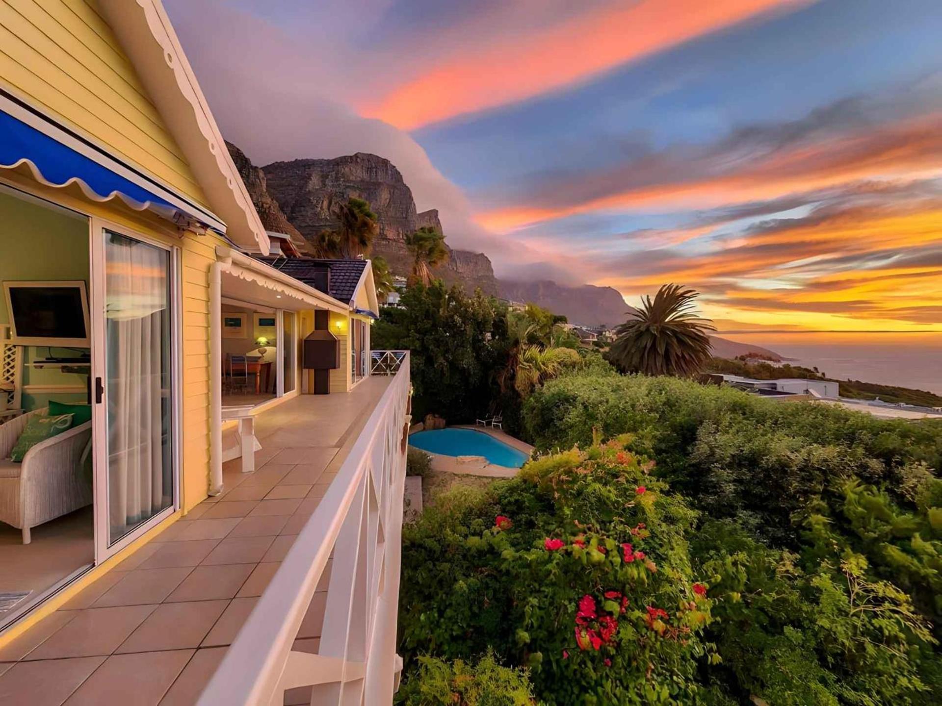 Cape Rose Cottage - Penthouse In Camps Bay Fokváros Kültér fotó